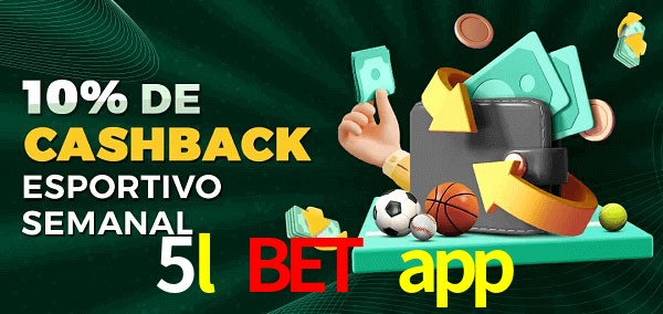 10% de bônus de cashback na 5l bet app